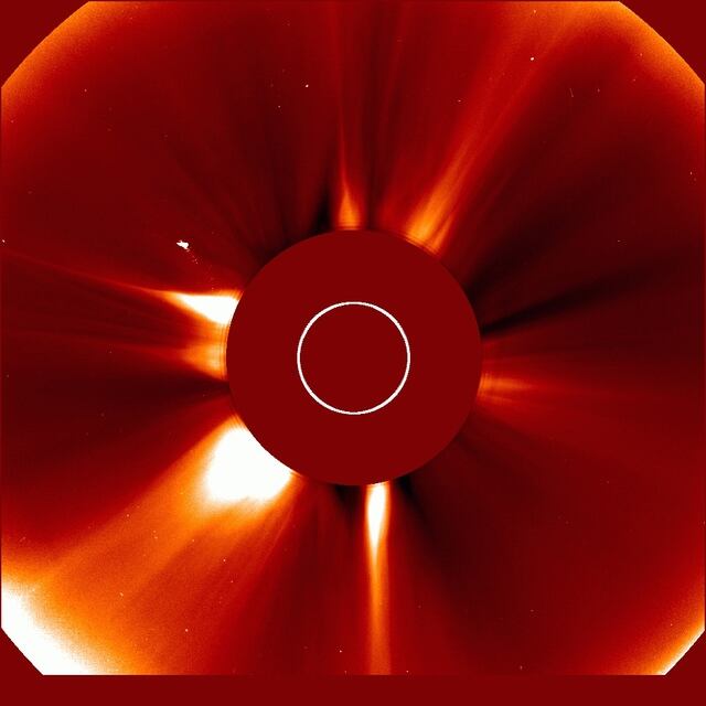 Una “ave de fuego” vista sobre el Sol ha dividido opiniones entre quienes la ven como un fenómeno óptico o algo más.