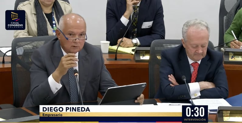 Diego Pineda y Arturo Calle, empresarios del sector textil