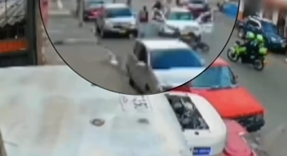 Balacera en el barrio Samper Mendoza.