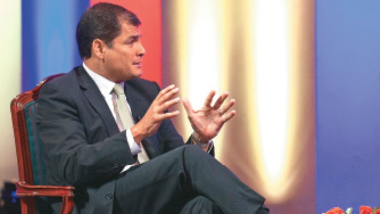 Rafael Correa, presidente de Ecuador.