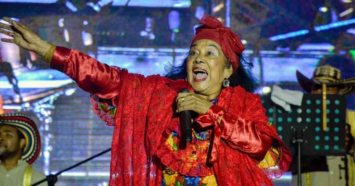 La cantante de música folclórica colombiana Totó la Momposina será una de las artistas que se presentará en el Festival Detonante 2018 en Bogotá. Foto: archivo/Semana.com