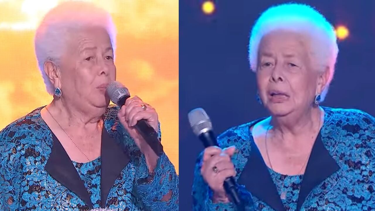 'Copito de nieve' fue una de las competidoras más fuertes de 'La voz senior'.