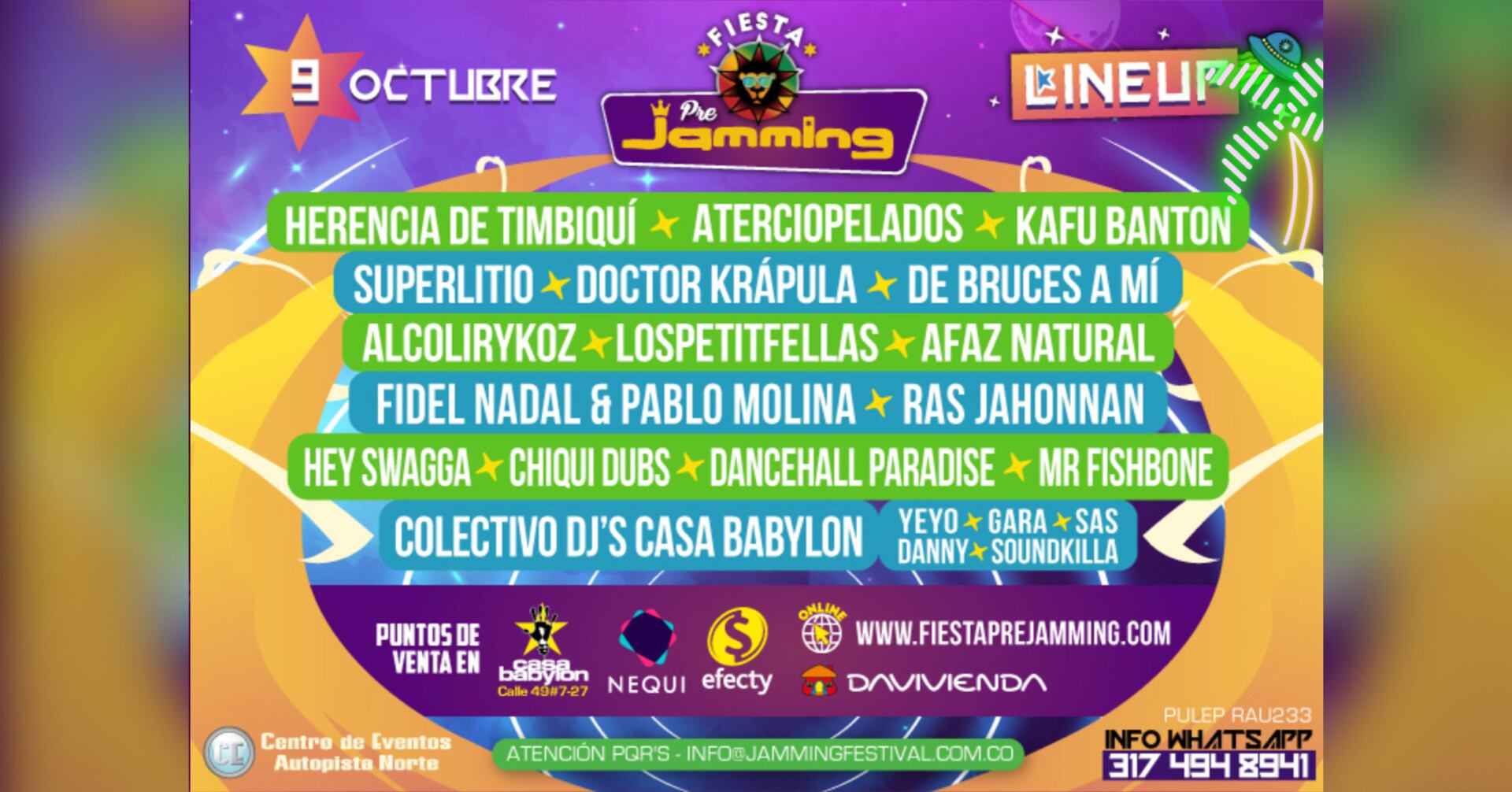 Jamming Festival anunció la nueva fecha en la que realizará el evento y la fiesta que hará para calentar motores