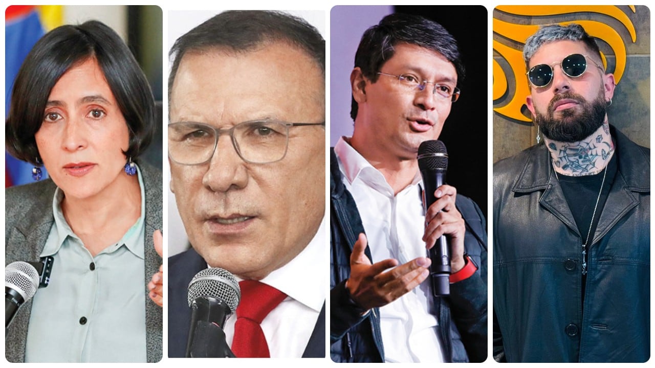 Susana Muhamad, Roy Barreras, Camilo Romero y Levy Rincón.