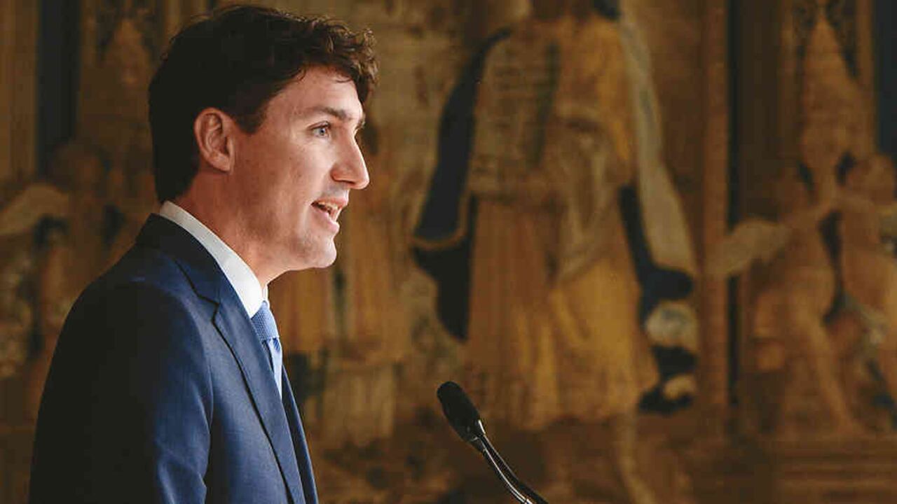 Justin Trudeau, primer ministro canadiense.