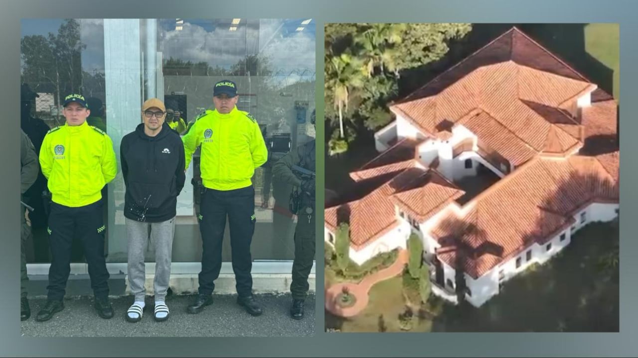 Alias H1 y su lujosa mansión de Llano Grande, Antioquia.