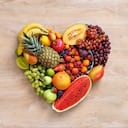 Las frutas contribuyen a la salud del corazón.