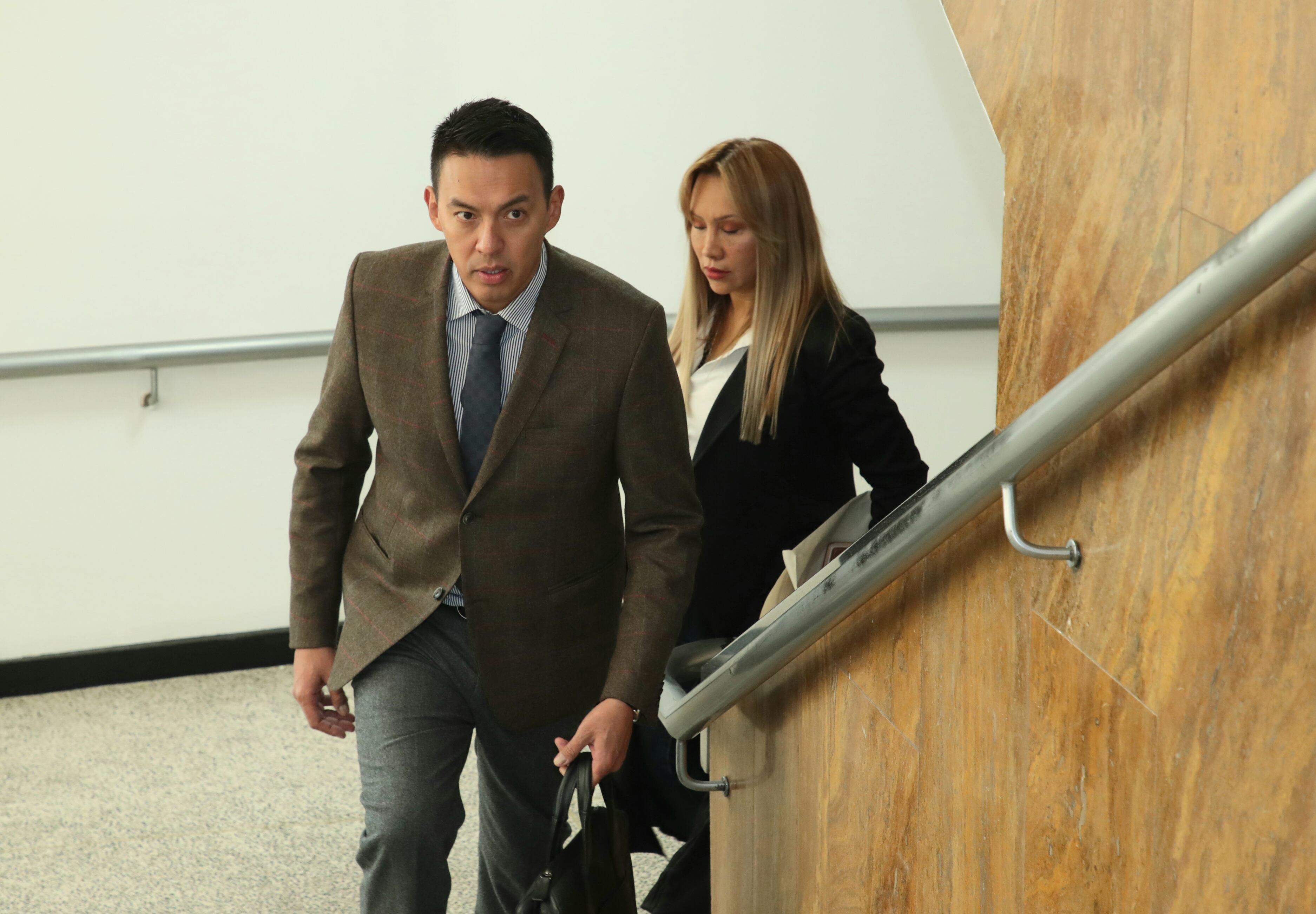 Sandra Ortiz, en los juzgados de paloquemao