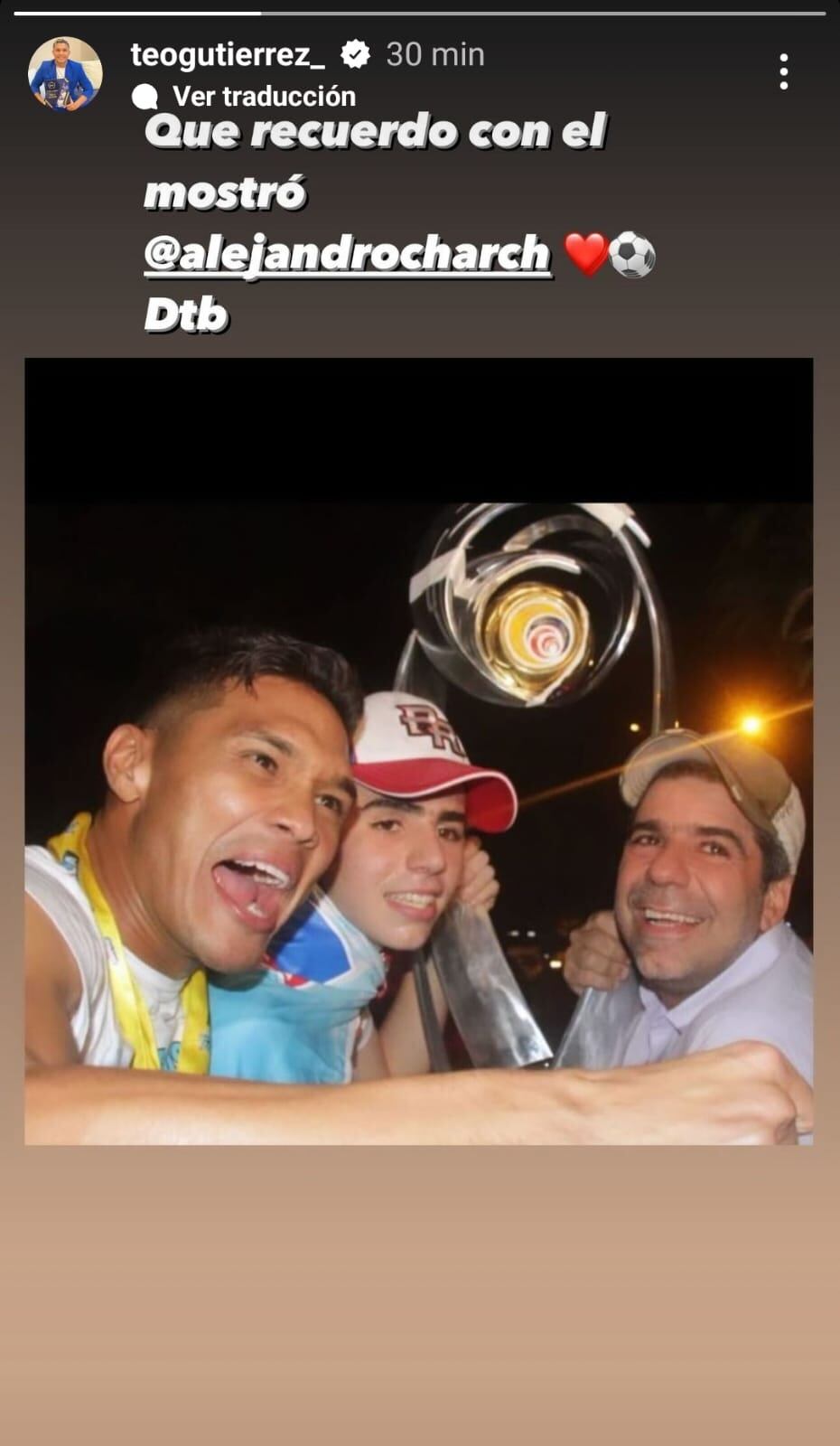 Teófilo Gutiérrez y su recuerdo con Alejandro Char, alcalde de Barranquilla