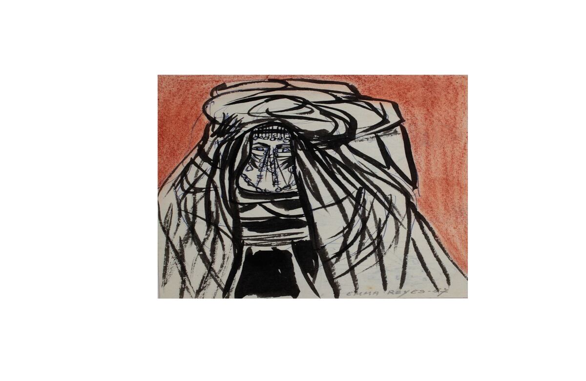 Emma Reyes. Sin Título. 13,5x18,5cm. Dibujo (1957)