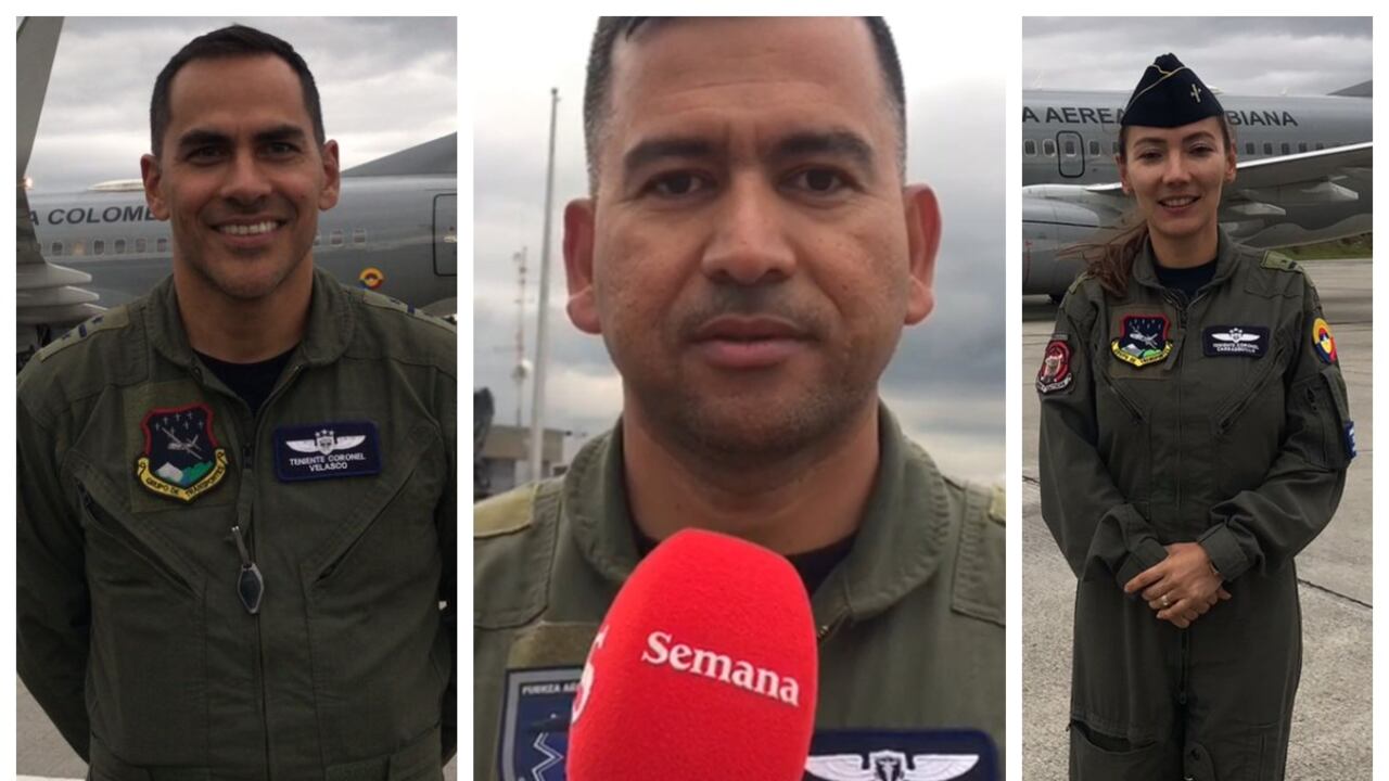 Pilotos y medico que cumplieron la misión de repatriación de 110 colombianos desde Israel hasta Bogotá, confesaron en SEMANA como se planeó la misión