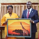 Francia Márquez y el vicepresidente de Kenia, Rigathi Gachagua.