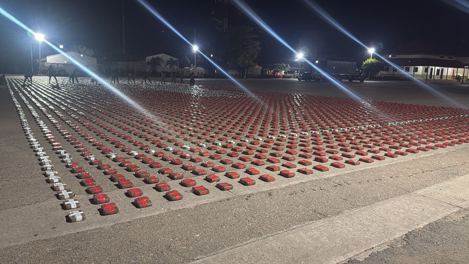 Droga decomisada en La Guajira.