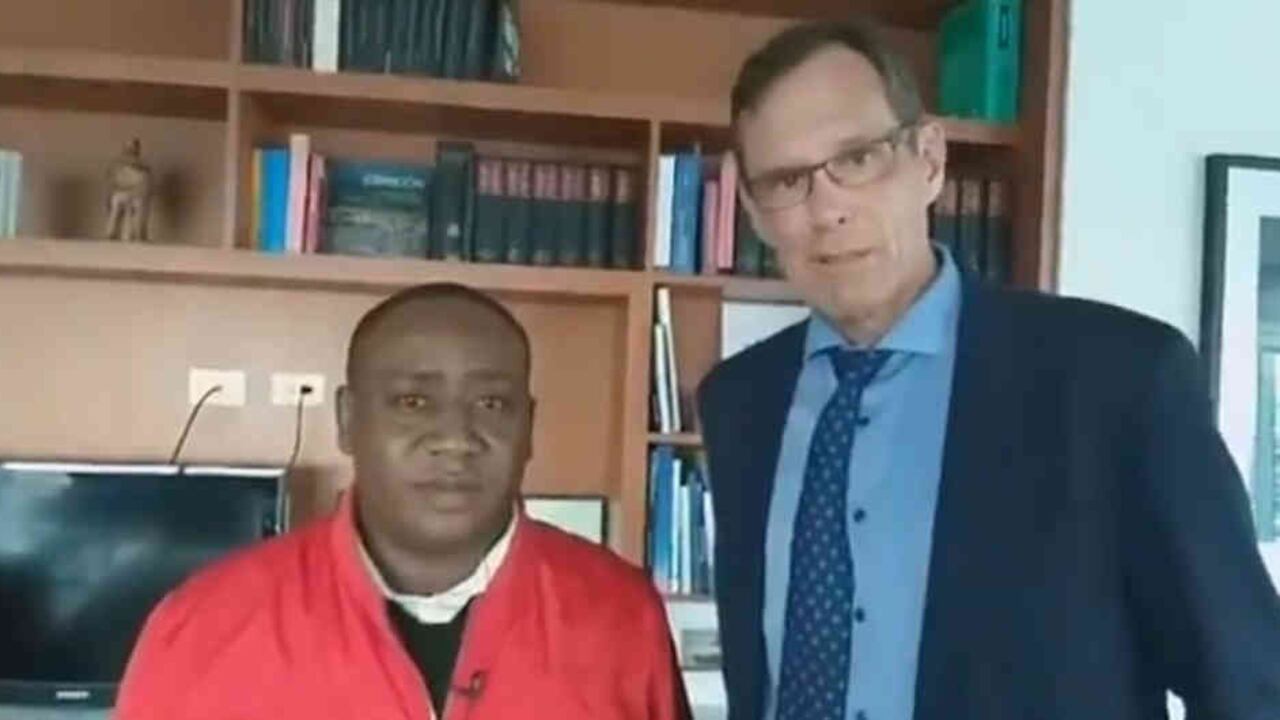 Leyner Palacios y Peter Ptassek.