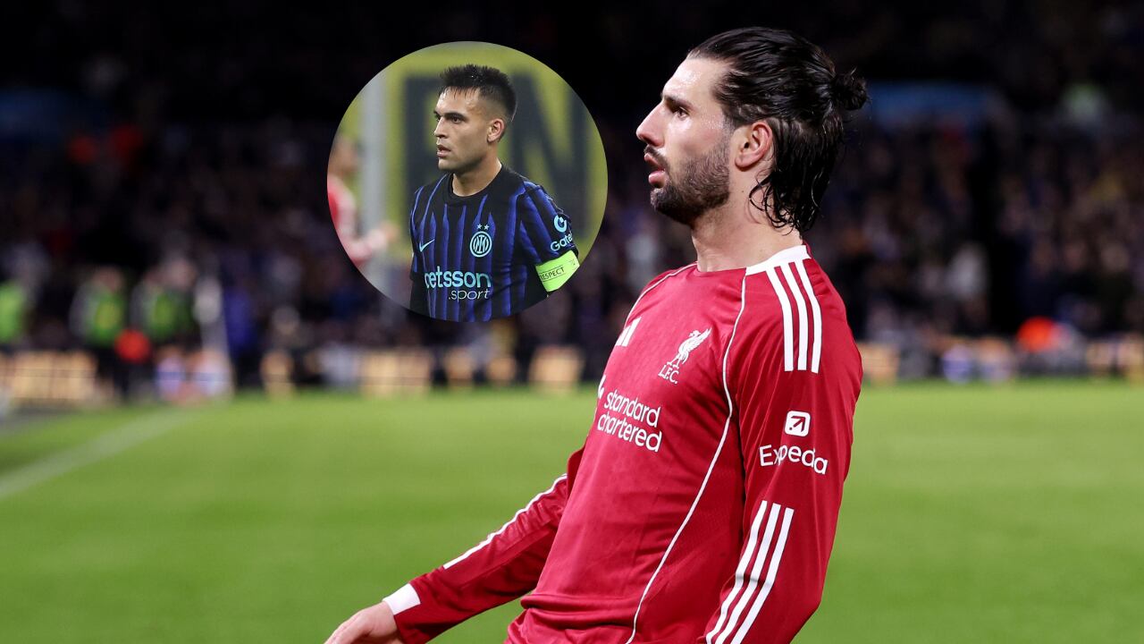 Dominik Szoboszlai le da el triunfo a Liverpool sobre el Inter de Lautaro Martínez.