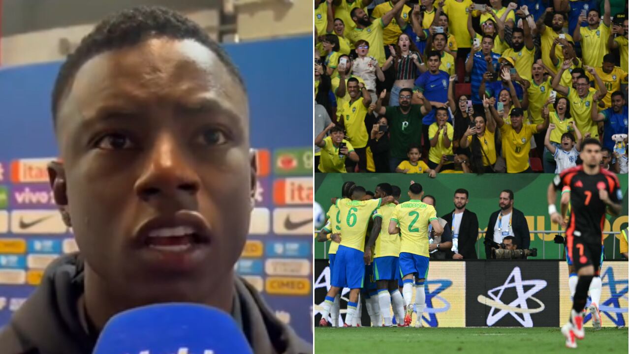 Marino Hinestroza no tuvo minutos en la derrota con Brasil en Eliminatorias.