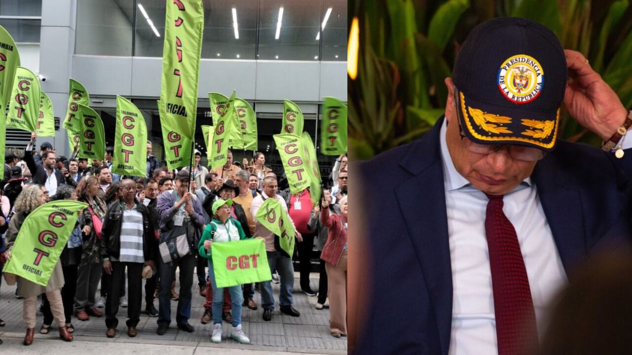 La CGT es una de las organizaciones que se bajó de las marchas del primero de mayo para no ser instrumentalizada por el presidente Petro.
