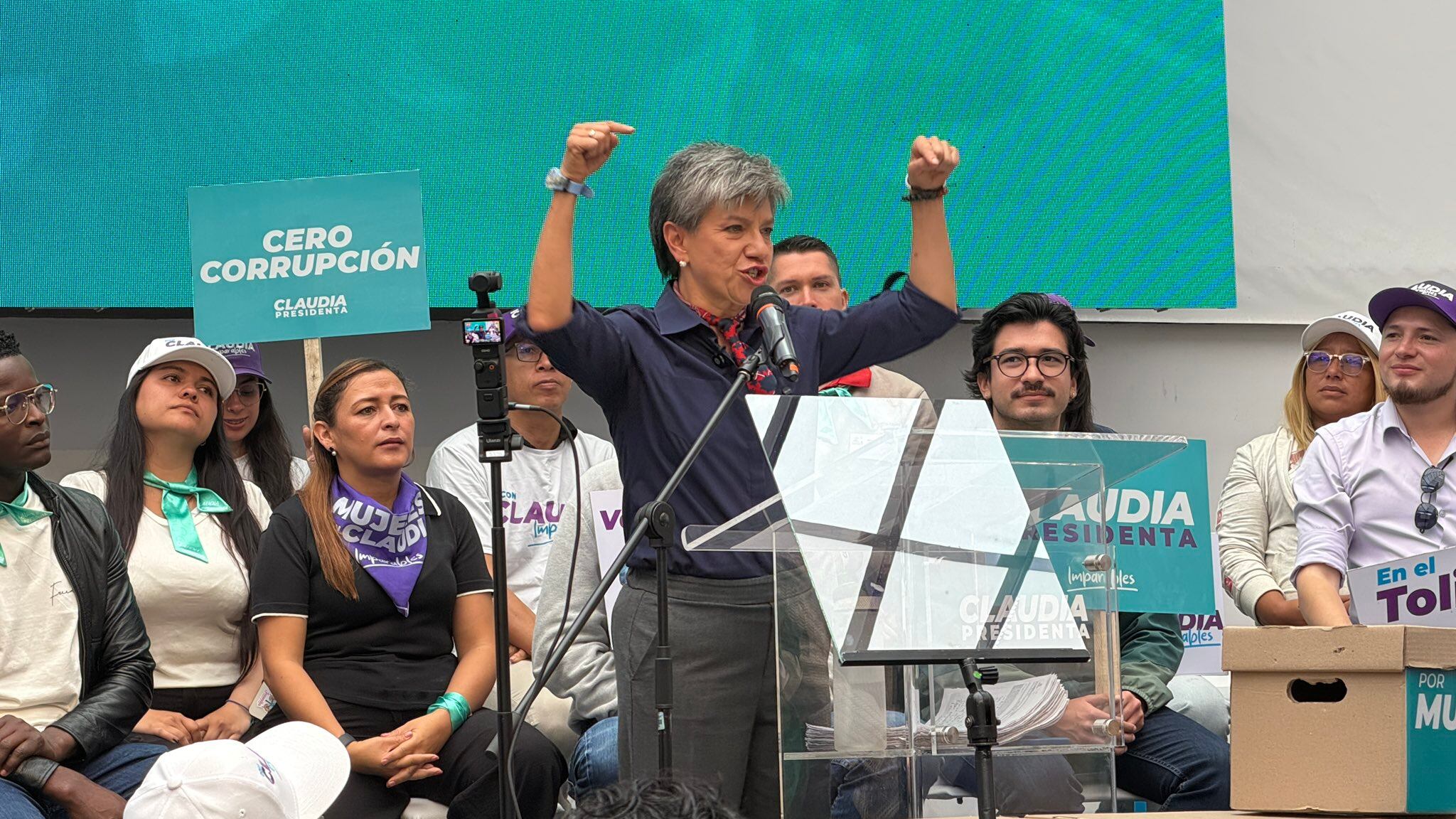 Precandidata a la Presidencia Claudia López.