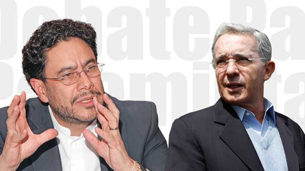 Senadores Iván Cepeda y Álvaro Uribe