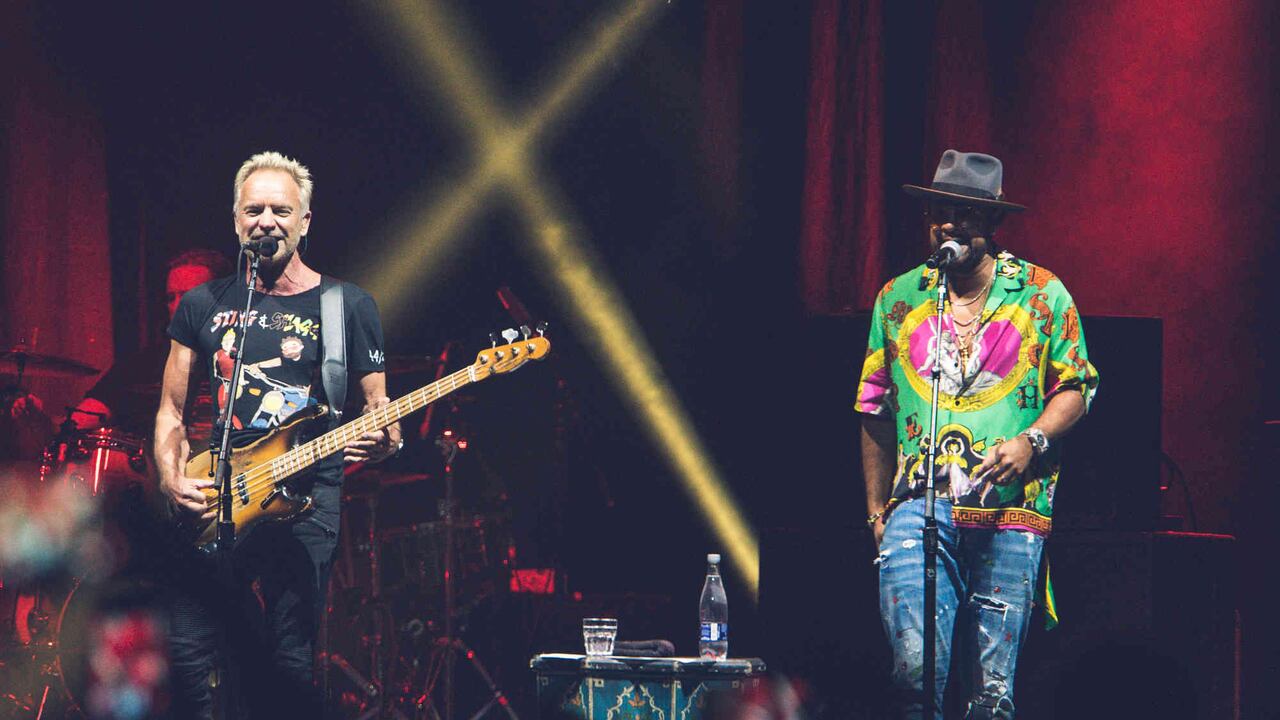 Casi dos horas duró esta mezcla exitosa entre lo mejor de Sting, The Police y Shaggy. El público bogotano y su escenario estuvieron a la altura. Foto: Andrés Alvarado/Páramo Presenta
