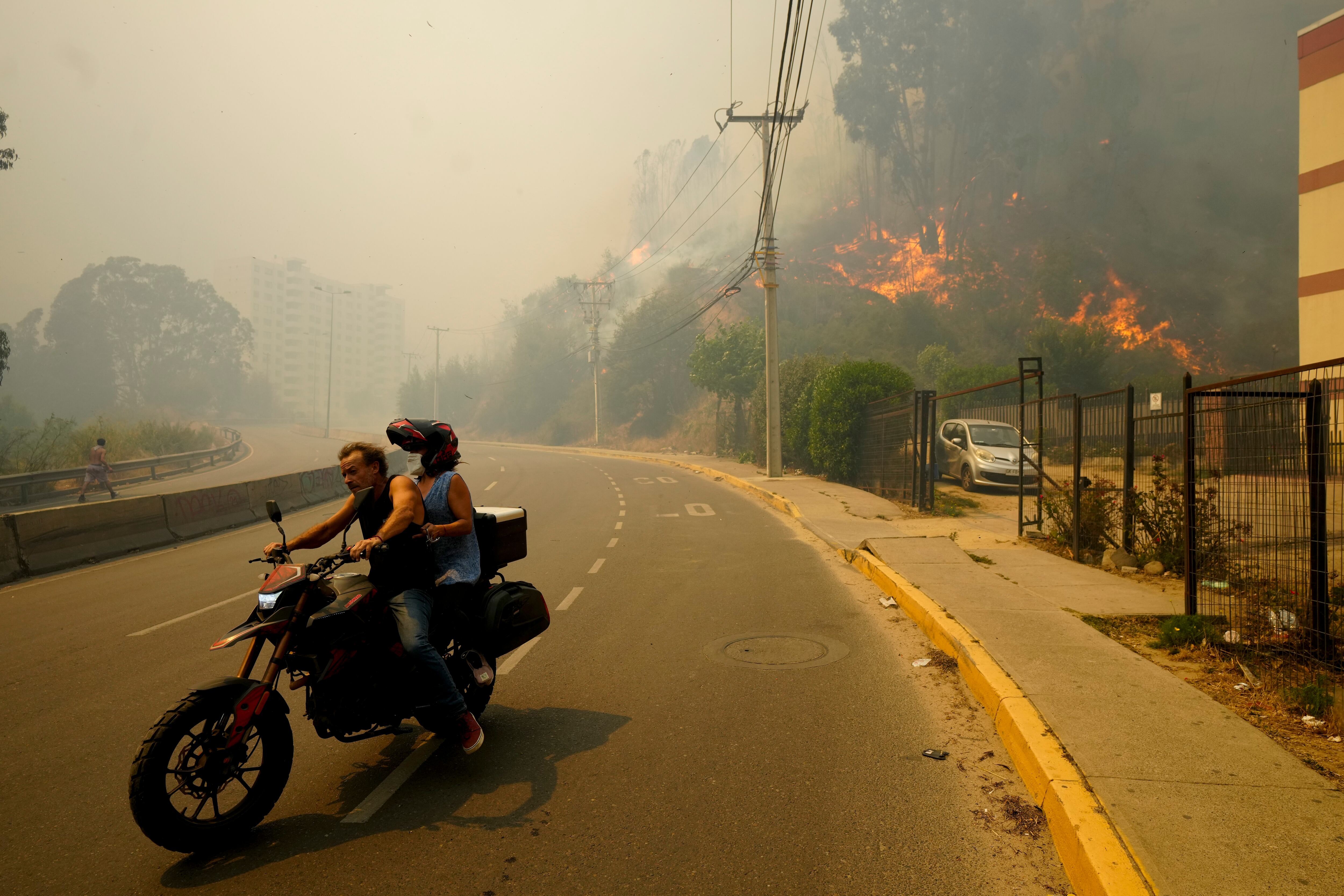 Incendio chile