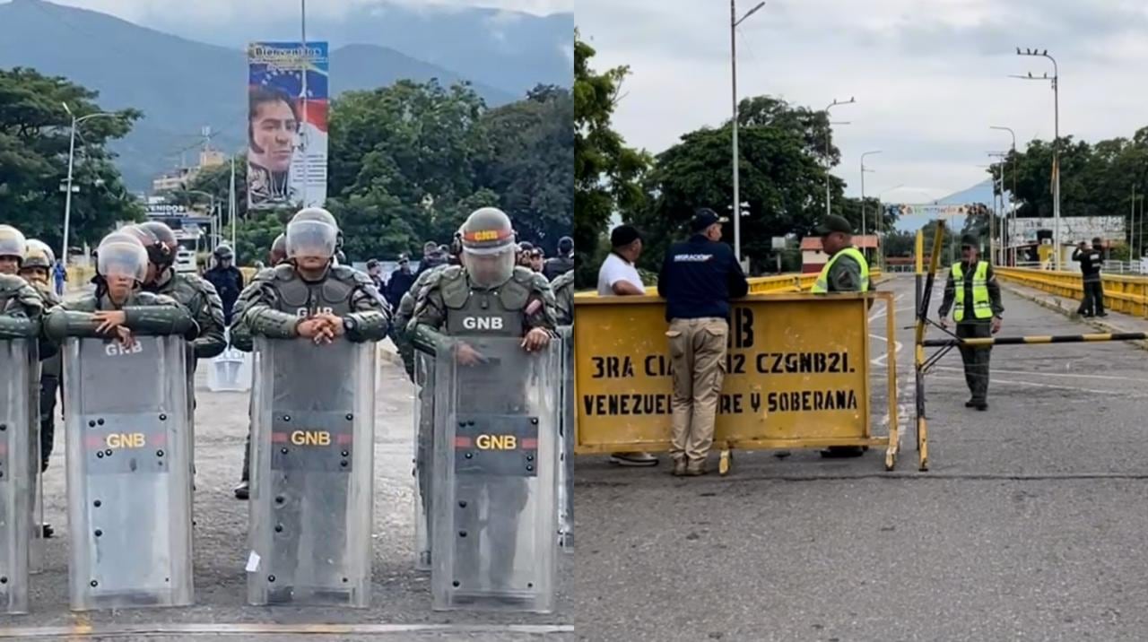 El panorama en la frontera entre Colombia y Venezuela se mantiene tenso y desolado