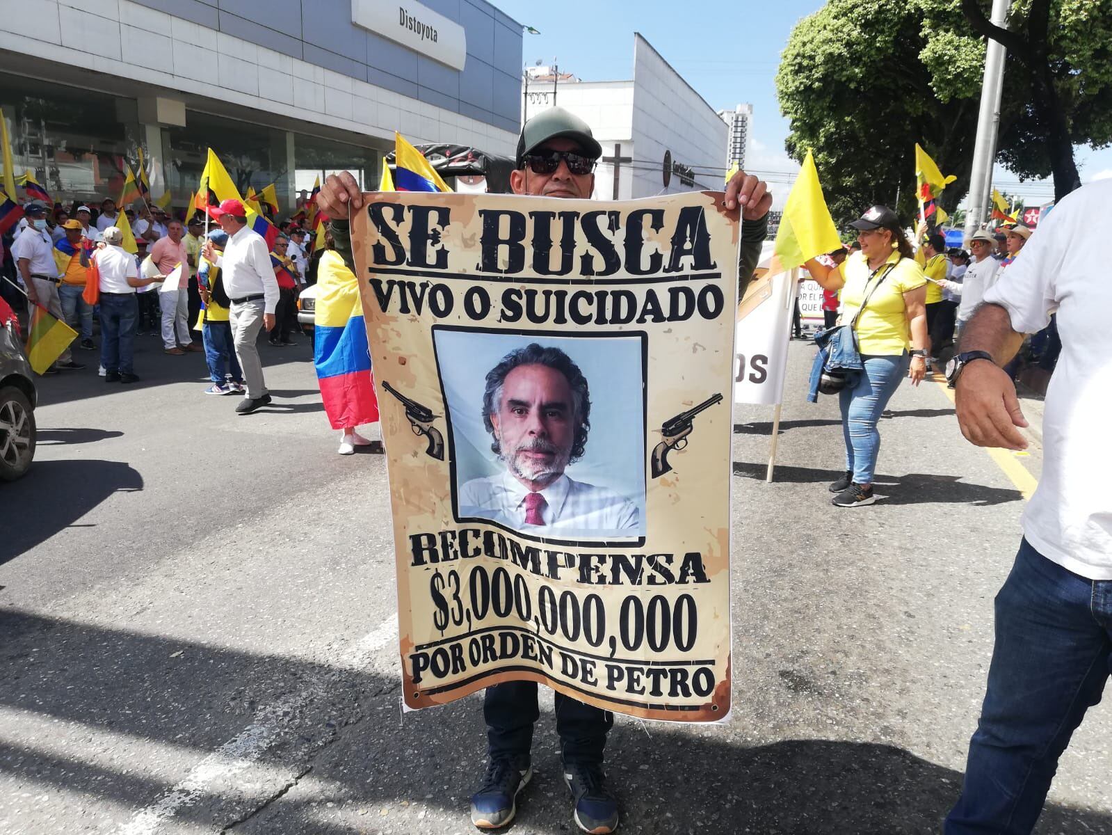Marcha La Mayoría en Bucaramanga.