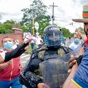 Concentraciones y choques de los indígenas con el Esmad.