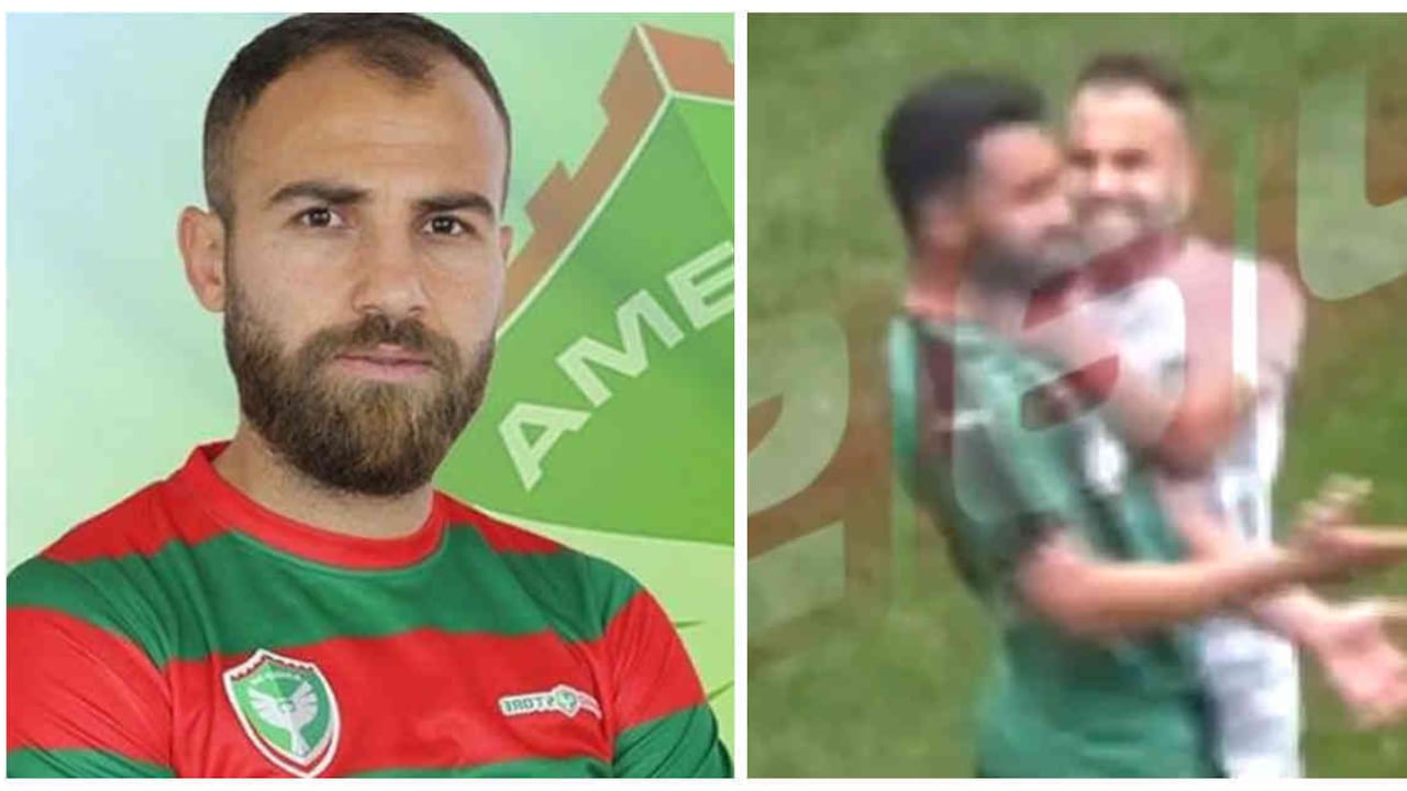 Mansur Calar, el jugador que entró a la cancha con una cuchilla.