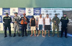 Capturados presuntos integrantes de Los Comandos de Frontera.