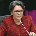 Sandra Suárez, directora de Prosperidad Social, en debate en comisión Séptima de Senado.
