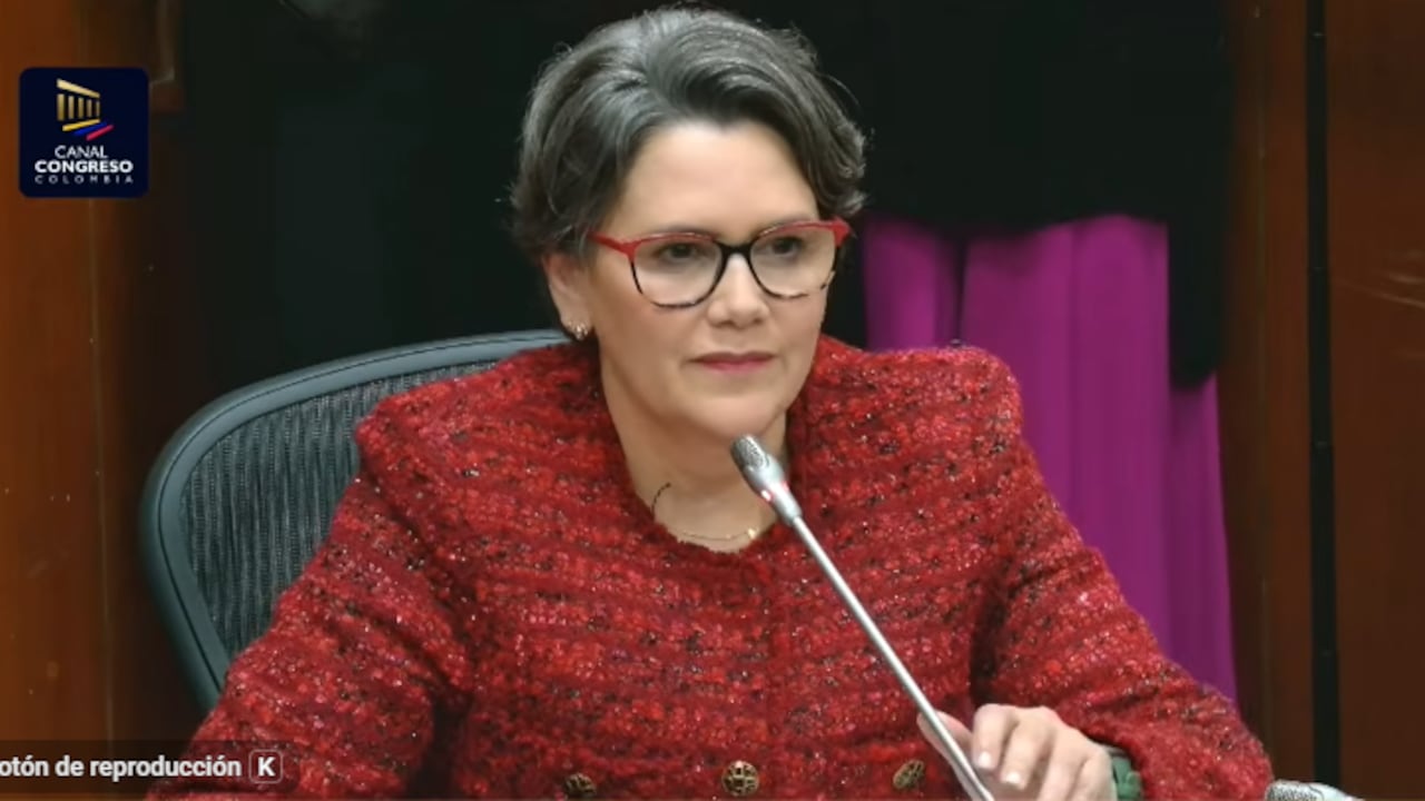 Sandra Suárez, directora de Prosperidad Social, en debate en comisión Séptima de Senado.