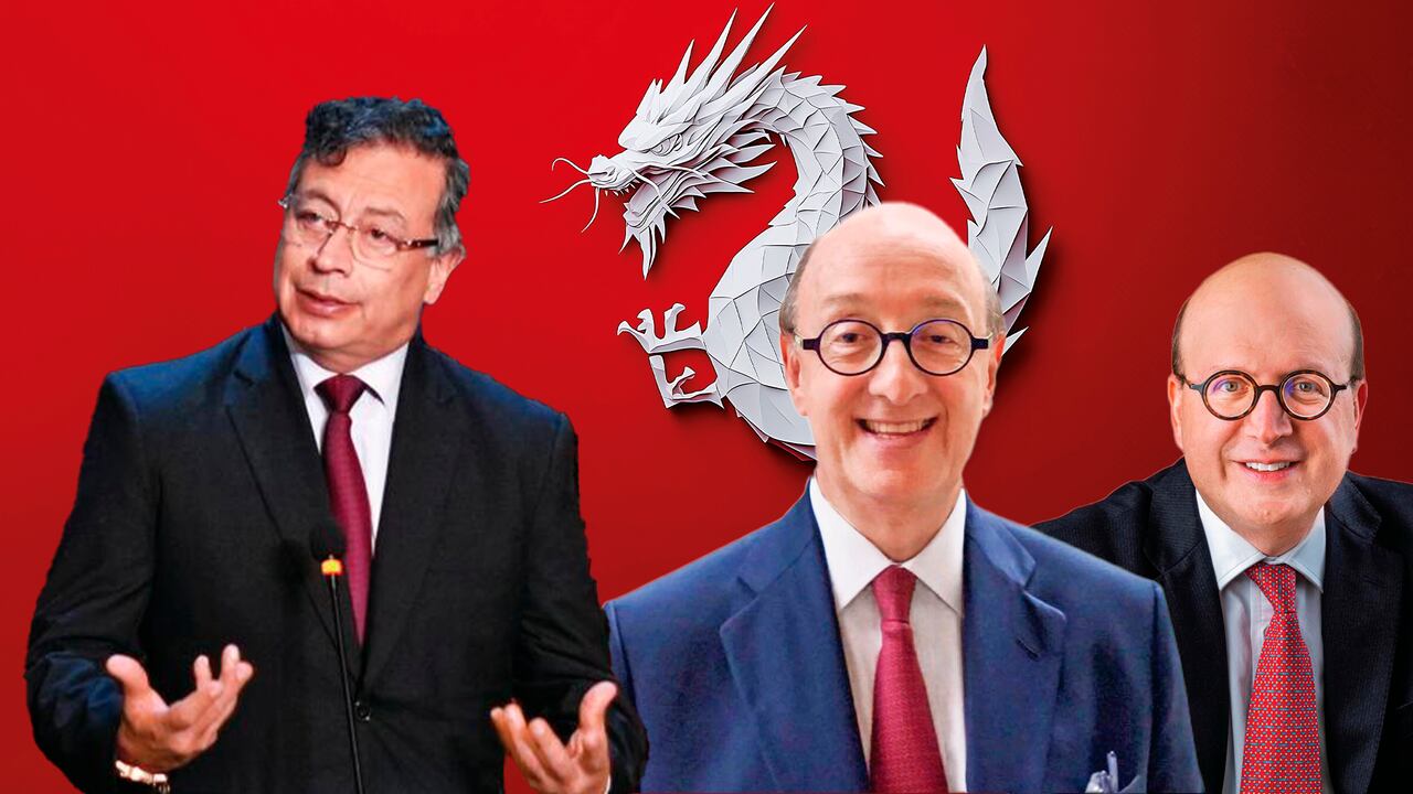 Expertos hablan en SEMANA sobre las perspectivas que podría traer al país el viaje del presidente Petro a China. En la foto: Gustavo Petro, Guillermo Fernández de Soto y Andrés Rugeles.