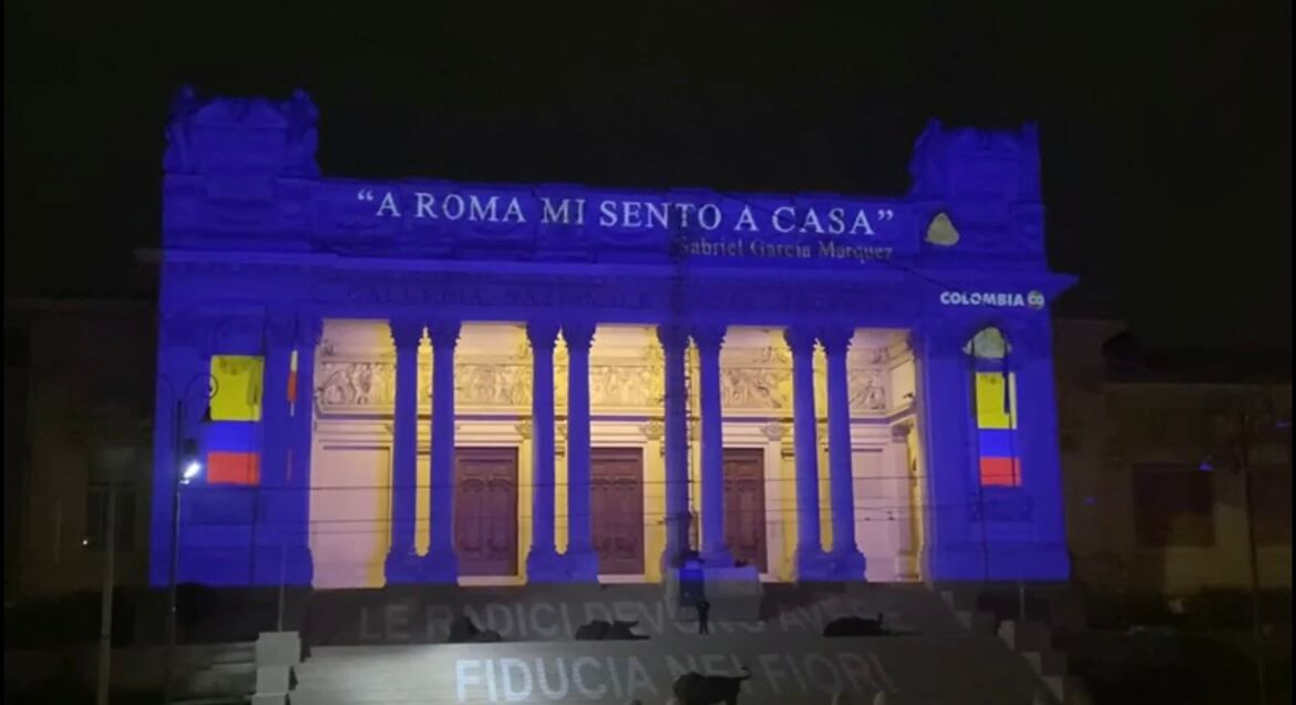 Calle Gabriel García Márquez en Roma