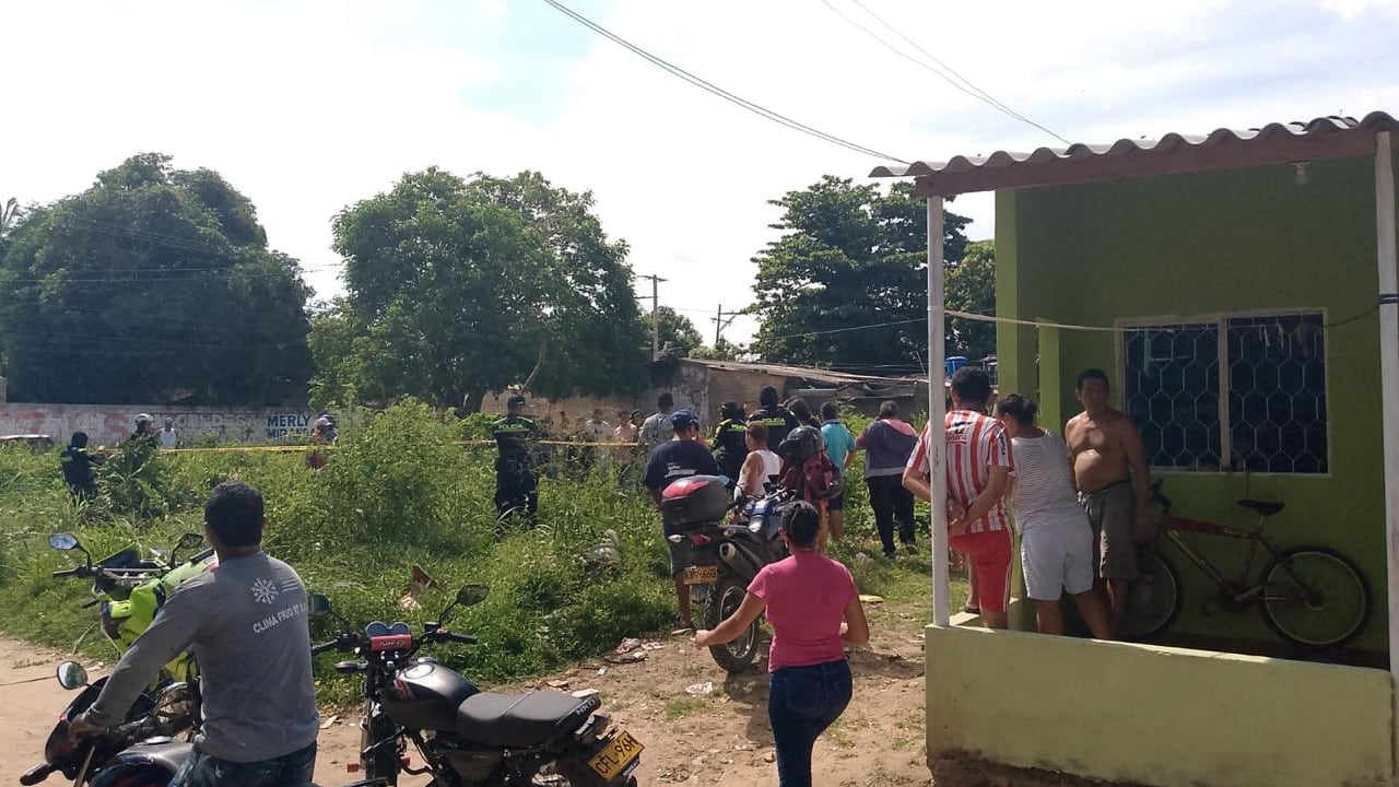 Sitio donde se registró el ataque a bala.
