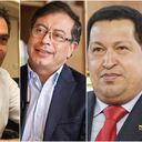Federico Gutiérrez, Gustavo Petro, Hugo Chávez y Nicolás Maduro