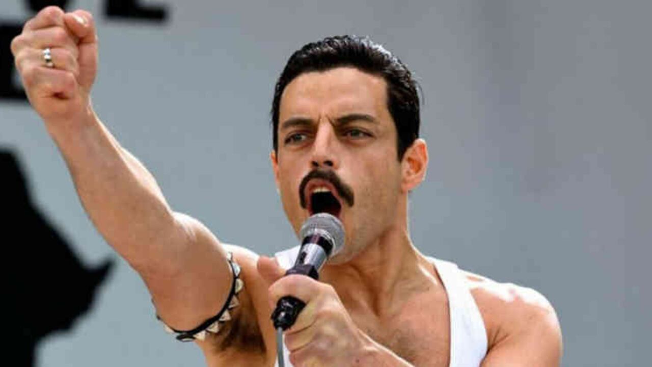Rami Malek interpreta a Freddie Mercury en 'Bohemian Rhapsody'.