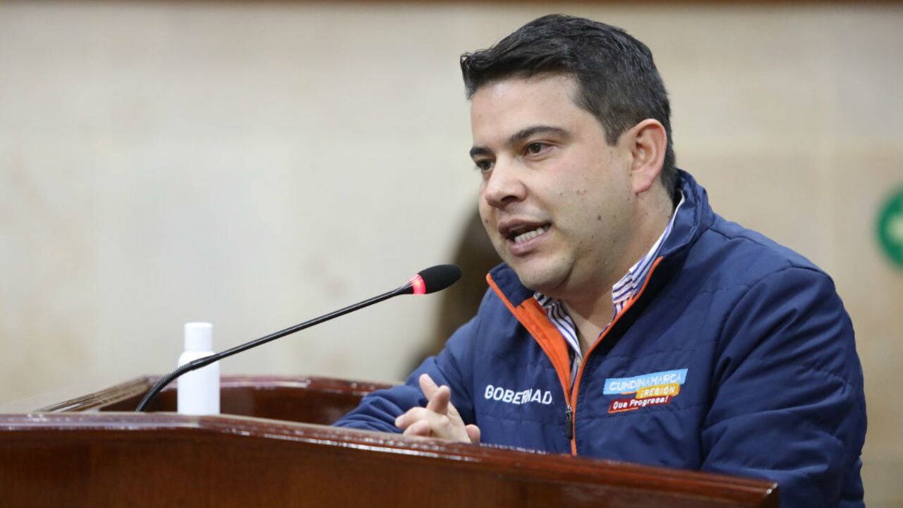 Nicolás García, gobernador de Cundinamarca/Foto tomada de @nicolasgarciab