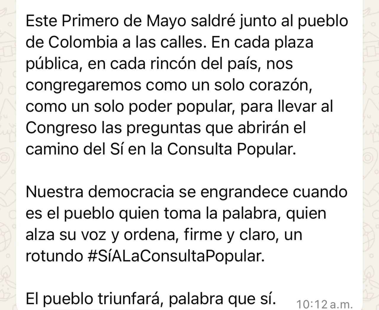 Mensaje presidente Gustavo Petro