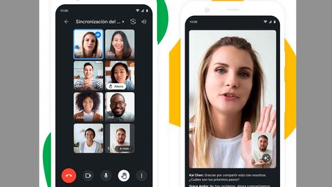 Google Meet se actualiza con un fondo dinámico en las videollamadas.