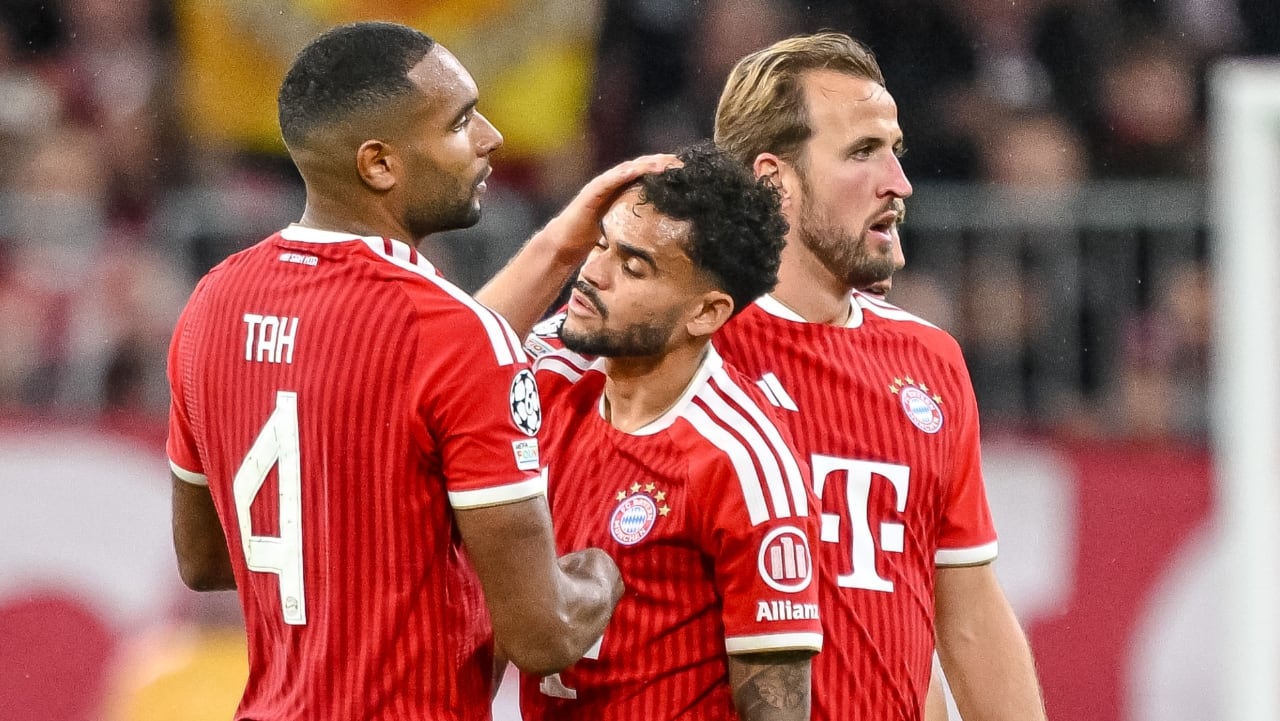 Jonathan Tah, Luis Díaz y Harry Kane