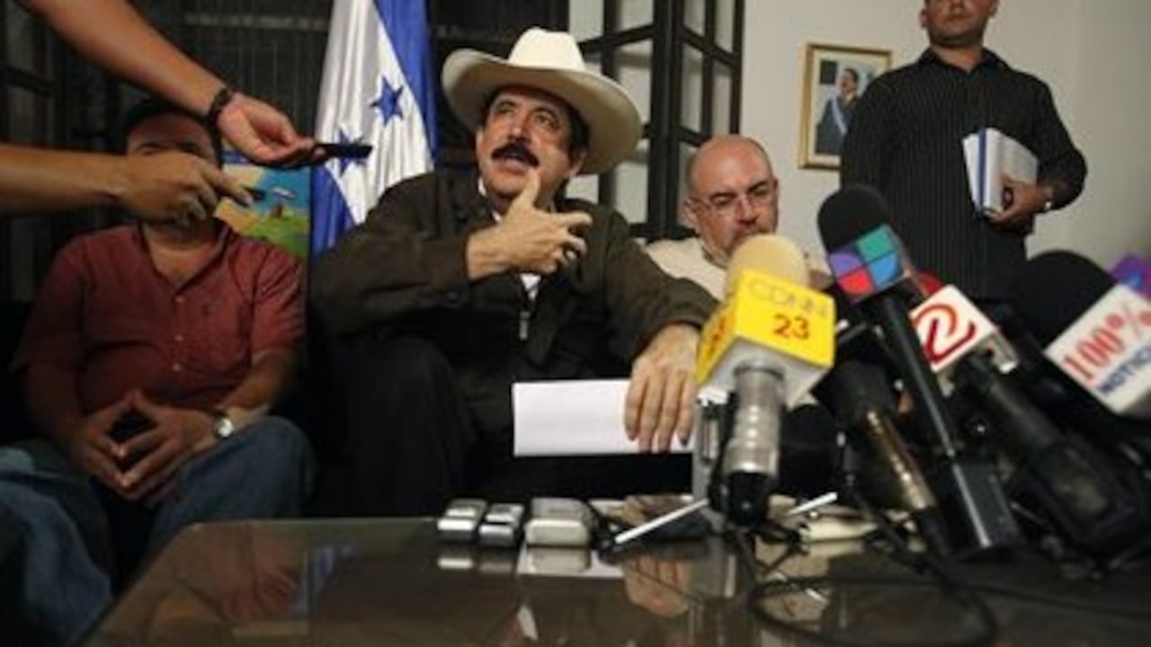 Manuel Zelaya habpia intentado ingresar a Honduras hace varias semanas, pero tuvo que regresar a Costa Rica.