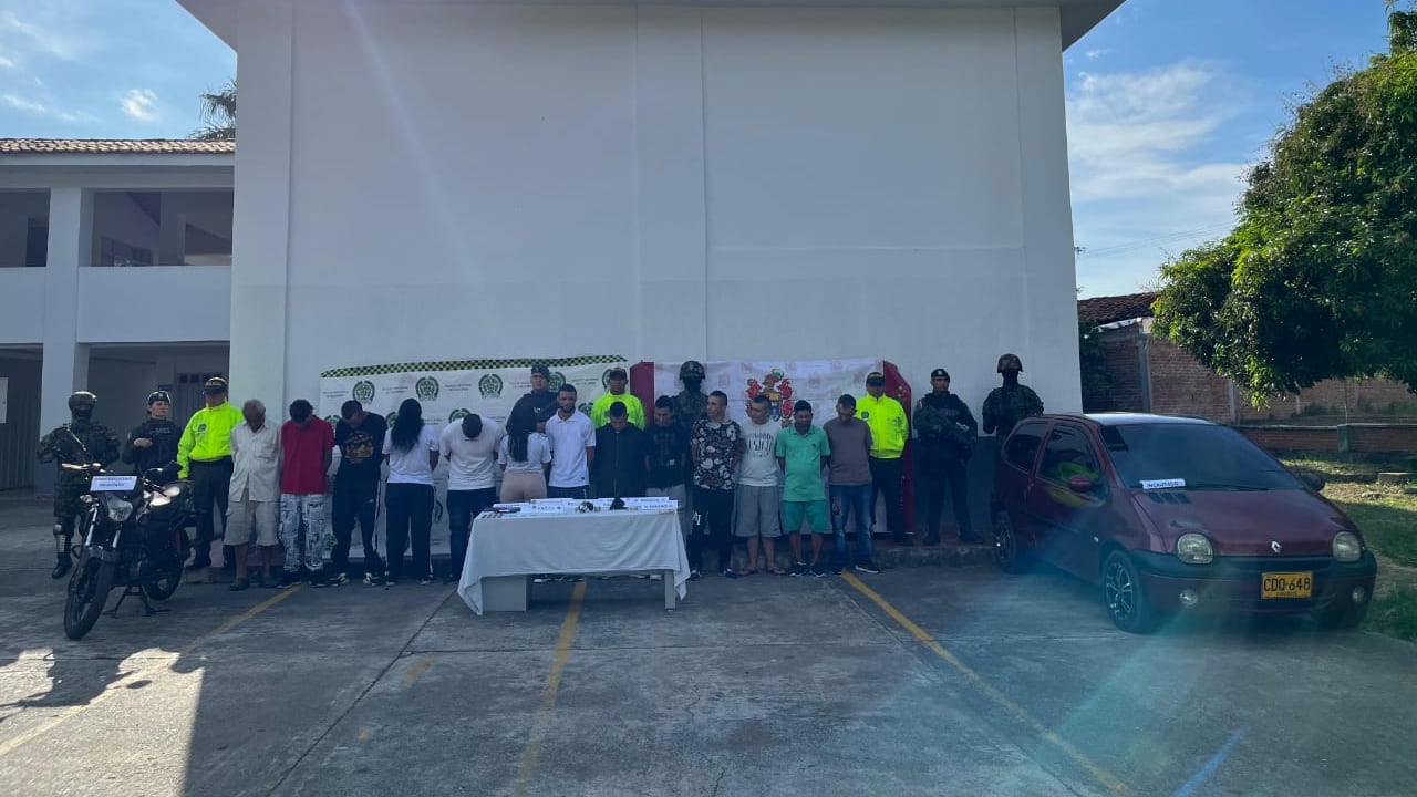 Capturados miembros del Clan del Golfo en el Valle