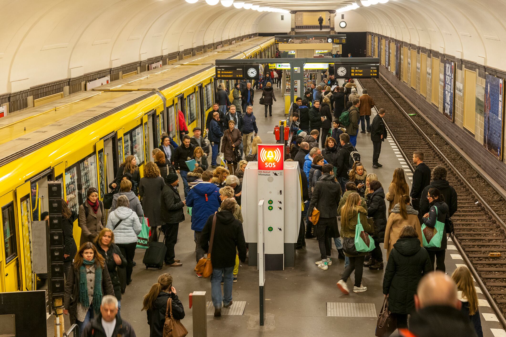 El metro de Berlín, en Alemania