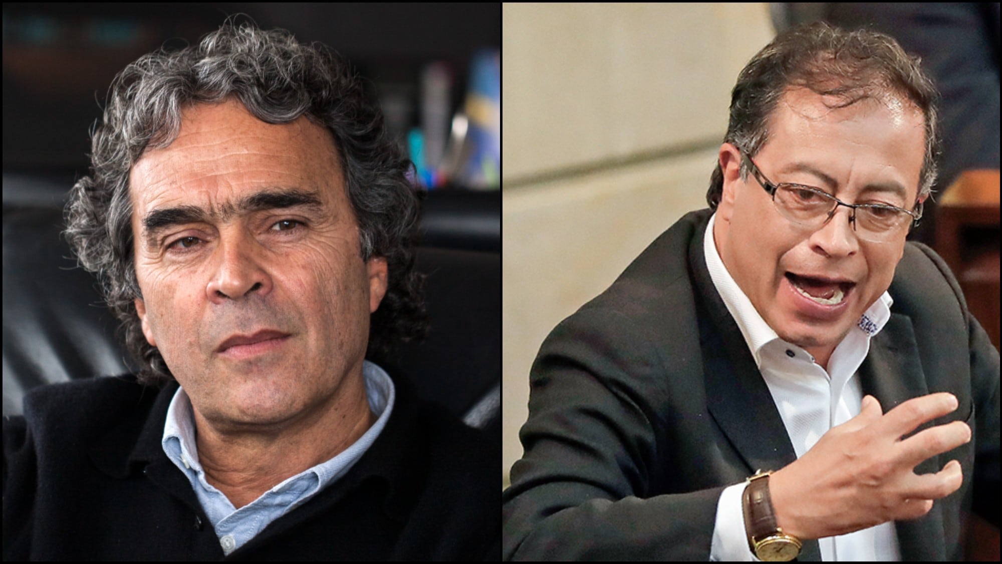 Sergio Fajardo y Gustavo Petro.