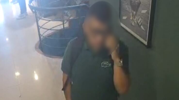 El sujeto saltó los diferentes protocolos de seguridad del lugar.