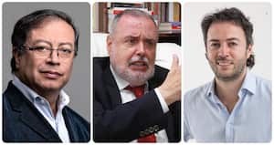 Gustavo Petro, Gilberto Tobón y Daniel Quintero.
