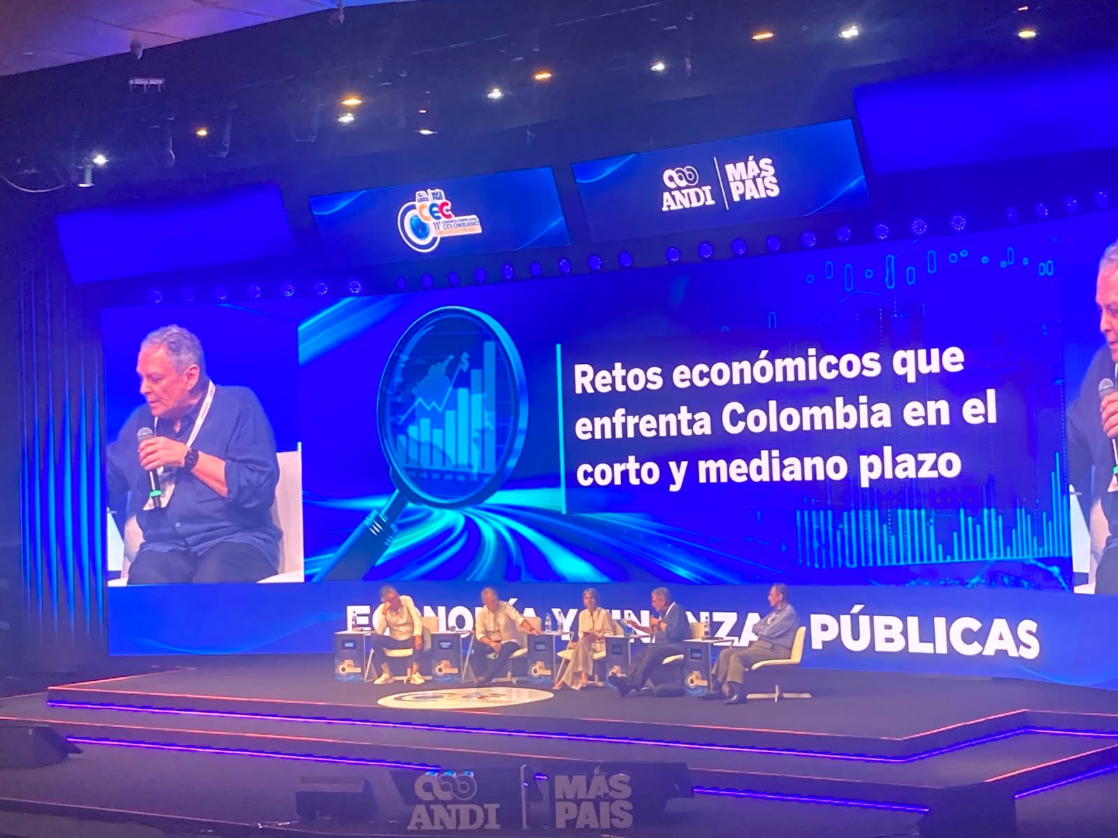 Juan José Echavarría, exgerente del Banco de la República, en el Congreso de la Andi, en Cartagena