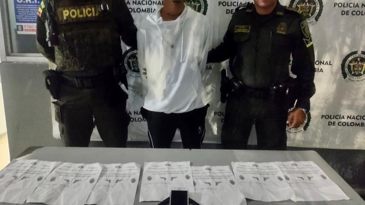 Un hombre capturado y un menor de edad aprendido por extorsión en Barranquilla.