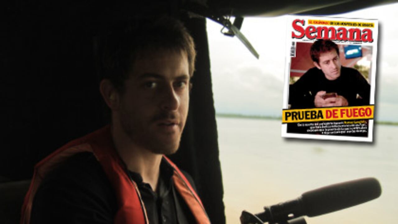 El corresponsal francés del canal France 24 y el diario ‘Le Figaro’, experto en Colombia y su conflicto y de reconocida independencia, habría caído en manos de las Farc durante un combate en Caquetá, el 28 de abril. En esta foto, viajaba cerca a Caucasia, en 2011, para uno de sus documentales.